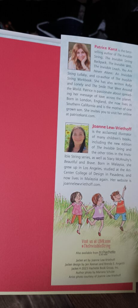 Back to School Gift Guide25: The Invisible String By Patrice Karst Illustrated by Joanne Lew-Vriethoff (Review)