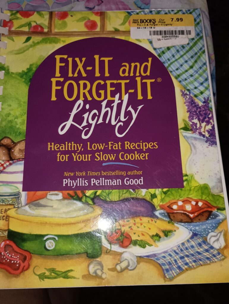 Fix-It and Forget-It Lightly Healthy, Low-Fat Recipes for Your Slow Cooker by New York Times bestselling author Phyliss Pellman Good               A New York Times Best Seller! by Phyllis Good (Author) 