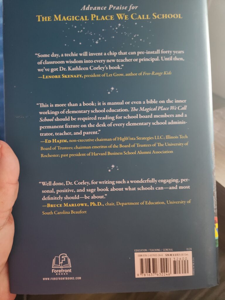 The Magical Place We Call School: Creating a Safe Space for Learning and Happiness in a Challenging World by Dr. Kathleen Corley (Author), Glenn Plaskin 