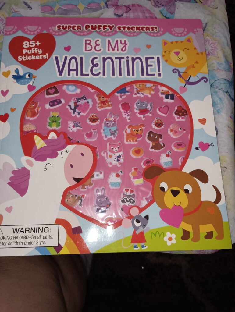 k Super Puffy Stickers! Be My Valentine! by Maggie Fischer (Author),                     Samantha Meredith (Illustrator)