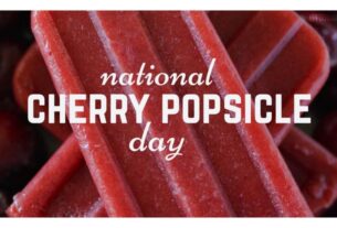 National Cherry Popsicle Day #CherryPopsicleDay