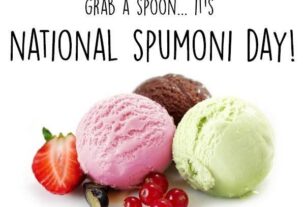 August 21 National Spumoni Day #NationalSpumoniDay