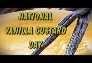 August 17 National Vanilla Custard Day #NationalVanillaCustardDay