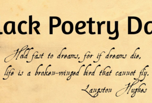 October 17 Black Poetry Day #BlackPoetryDay