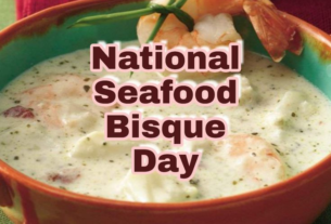 October 19 National Seafood Bisque Day #SeafoodBisqueDay