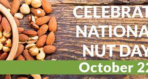 October 22 National Nut Day #NationalNutDay