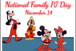 November 14 National Family PJ Day #FamilyPjDay